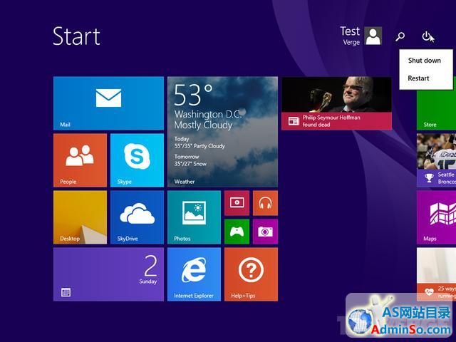 Windows 8.1 Update1预览版提前泄露