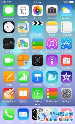 iOS 8界面截图曝光 内部代号Okemo六月发布