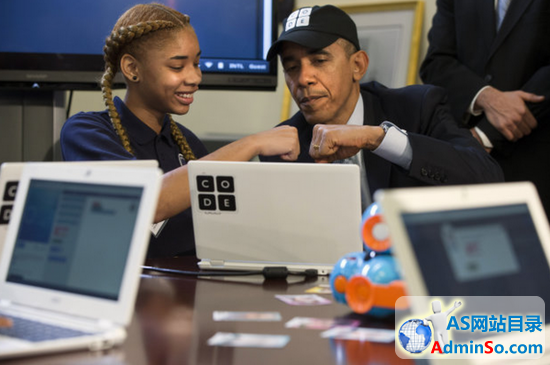 奥巴马成为美国历史上第一位会编程总统