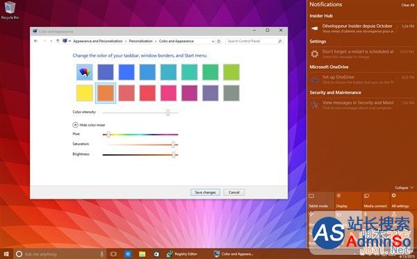 Windows 10再曝新图：这么多主题颜色