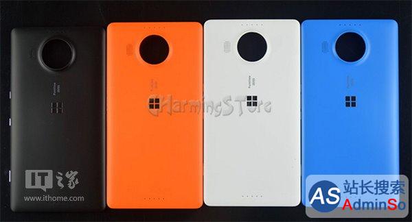 不止“黑白两道”，Lumia950/XL湖蓝、橙色手机后盖开卖