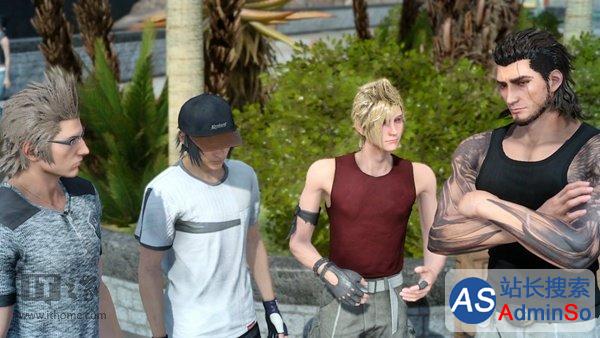《最终幻想15》海量新截图公布：四个男人一台戏