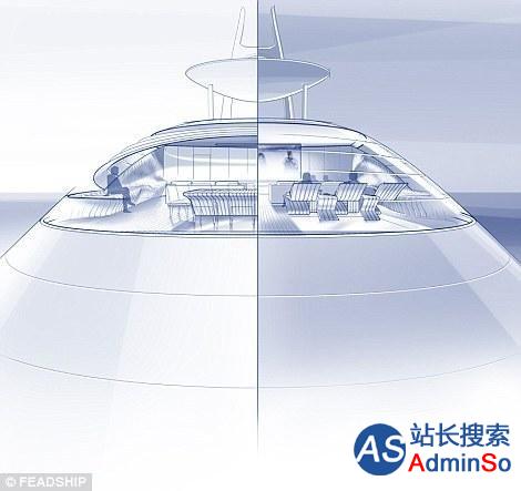 荷兰展示概念游艇，搭载海岛屋+双人无人机
