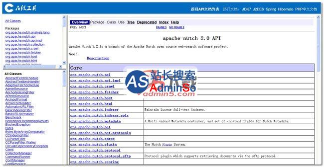 Apache Nutch 演示图片